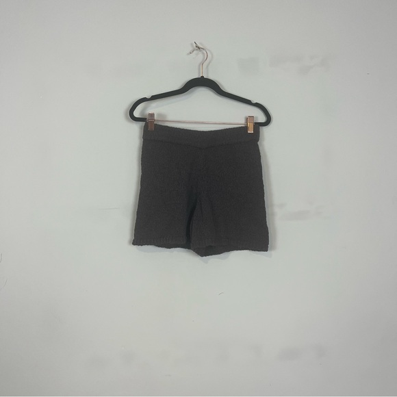 NWOT FREE PEOPLE KNIT CHOCOLATE BROWN SHORTS SIZE SMALL - Picture 7 of 15